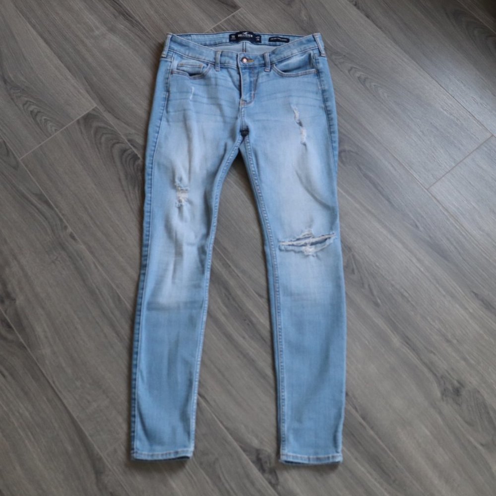 Light Wash High Rise Super Skinny Jeans